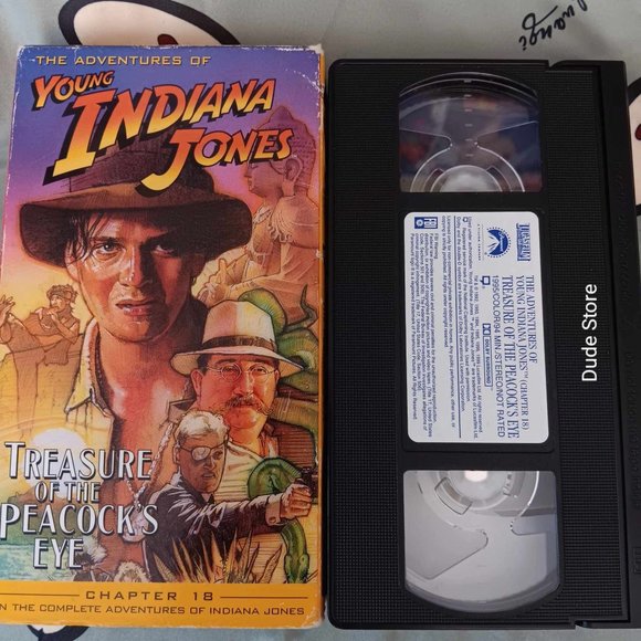 VHS Other - Adventures of YOUNG Indiana Jones - Chapter 18 Treasure of Peacock Eye 1995 VHS